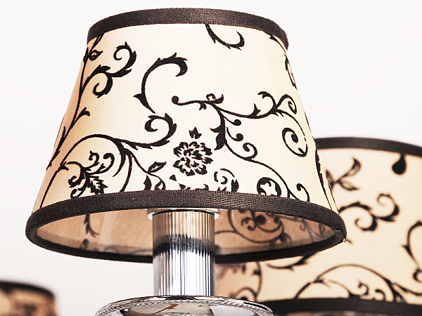 Подвесная люстра Doge Luce 50892(LAMP.111/12.02 SCHO.BLACK+TRANS.SHADE)