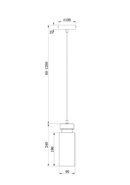 Светильник подвесной Come FR8011PL-01N