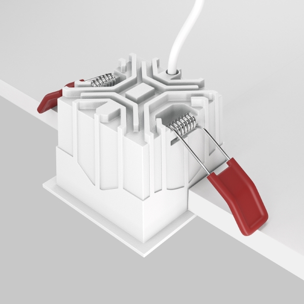 Встраиваемый светильник Alfa LED DL043-01-10W3K-D-SQ-W