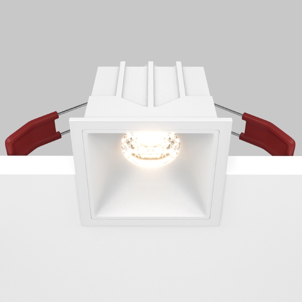 Встраиваемый светильник Alfa LED DL043-01-10W3K-D-SQ-W
