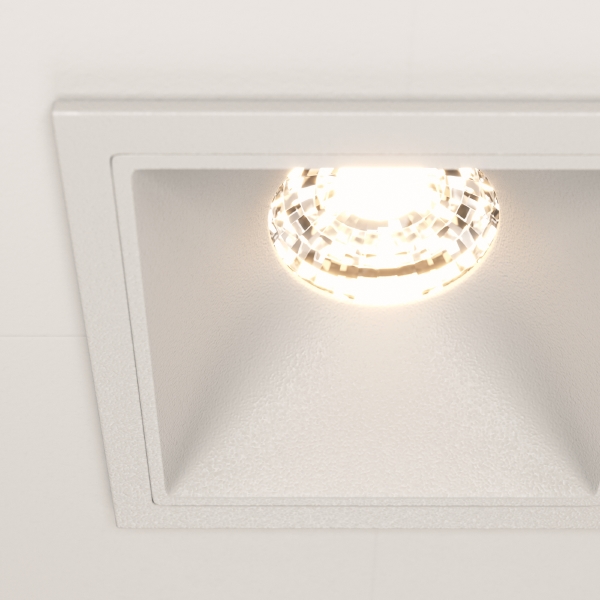 Встраиваемый светильник Alfa LED DL043-01-10W3K-D-SQ-W