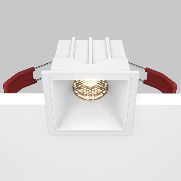 Встраиваемый светильник Alfa LED DL043-01-10W3K-D-SQ-W
