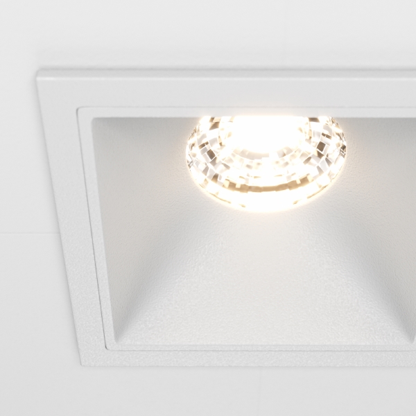 Встраиваемый светильник Alfa LED DL043-01-10W3K-D-SQ-W