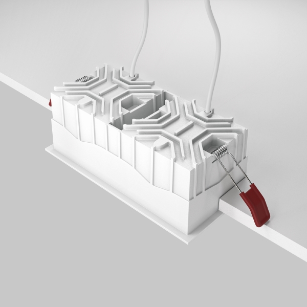 Встраиваемый светильник Alfa LED DL043-02-15W4K-D-SQ-W