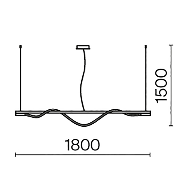 Подвесная люстра Tau MOD166PL-L20G3K