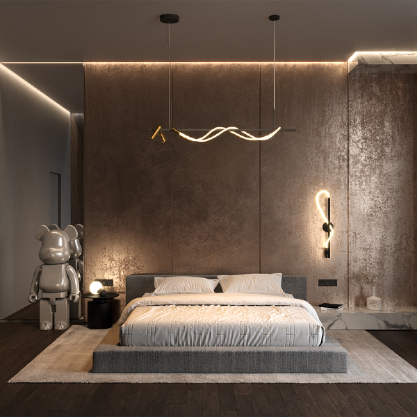 Подвесная люстра Tau MOD166PL-L30GB3K