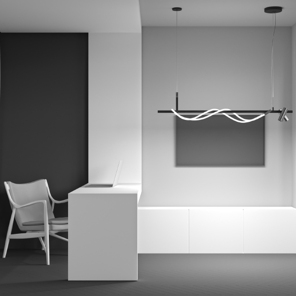 Подвесная люстра Tau MOD166PL-L30GB3K