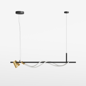 Подвесная люстра Tau MOD166PL-L30GB3K