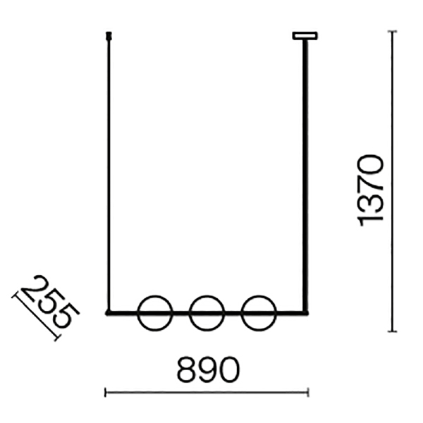 Люстра на штанге Erich MOD221PL-03BS