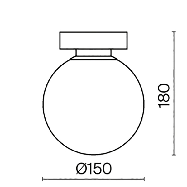 Настенный светильник Basic form MOD321WL-01B