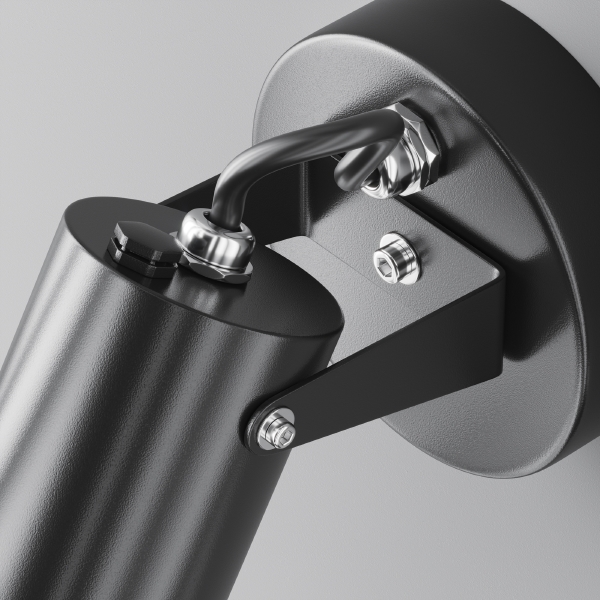 Уличный настенный светильник Scope O025WL-01B