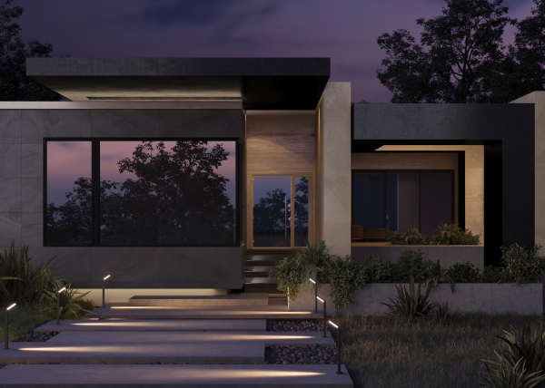 Уличный наземный светильник Paso O595FL-L12B3K