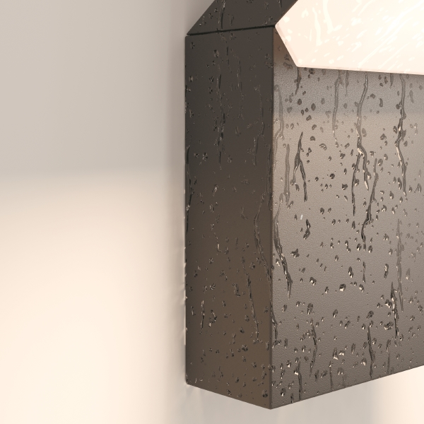 Уличный настенный светильник Paso O595WL-L12B3K