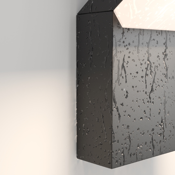 Уличный настенный светильник Paso O595WL-L12B3K