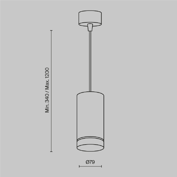 Светильник подвесной Orlo P085PL-12W4K-W