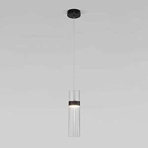 Светильник подвесной Lumen 50244/1 LED черный/прозрачный