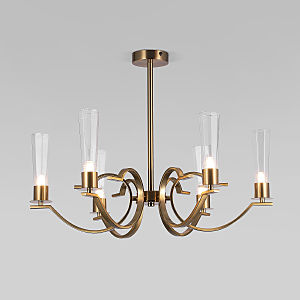 Потолочная люстра Rosher 60141/6 латунь