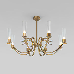 Потолочная люстра Rosher 60141/8 латунь