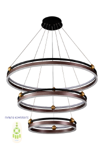 Подвесная люстра FERNANDO FERNANDO SP158W LED D400+600+800 COFFEE/BLACK