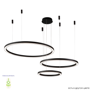 Подвесная люстра FORTUNA FORTUNA SP158W LED D400+600+800 BLACK