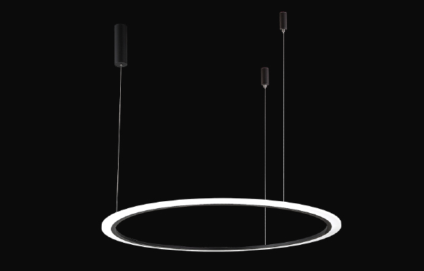 Подвесная люстра MANZANA MANZANA SP40W LED D1000 BLACK