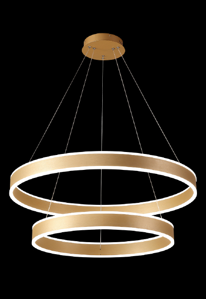 Подвесная люстра MUCHOS MUCHOS SP123W LED D600+800 GOLD