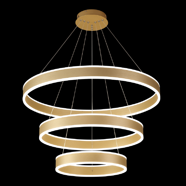Подвесная люстра MUCHOS MUCHOS SP158W LED D400+600+800 GOLD