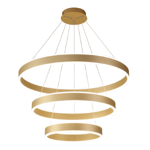 Подвесная люстра MUCHOS MUCHOS SP158W LED D400+600+800 GOLD