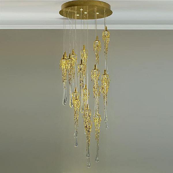 Люстра каскадная Liquid L04200