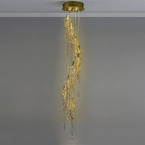 Люстра каскадная Liquid L04212