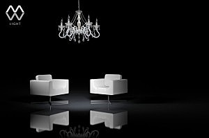 Хрустальная люстра MW Light Селена 482012006