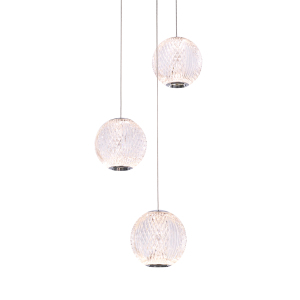 Светильник подвесной Elliot Diamante MD20001012-3A chrome