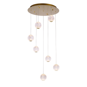 Светильник подвесной Elliot Diamante MD20001012-7A gold