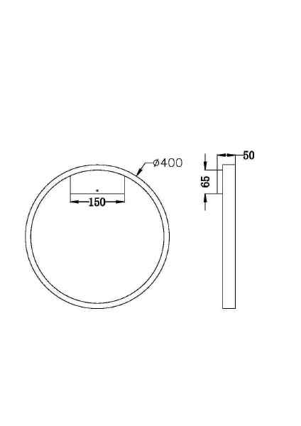 Настенный светильник Rim MOD058WL-L25BS3K