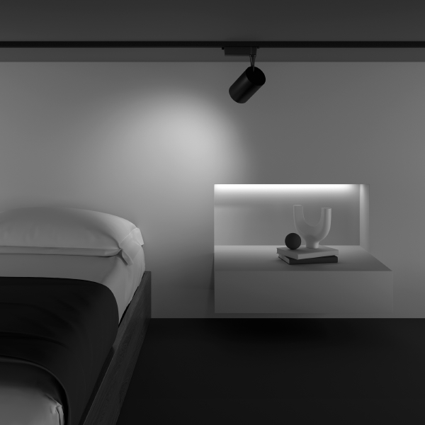 Трековый светильник Vuoro Unity TR003-1-15W4K-W-B