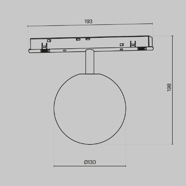 Трековый светильник Luna Exility TR038-2-5W4K