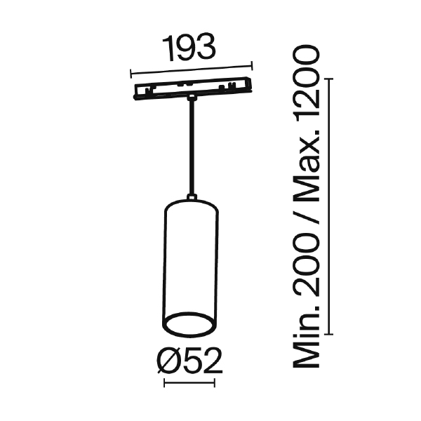 Трековый светильник Focus LED Exility TR041-2-12W3K-B