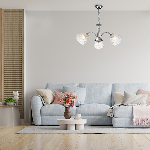 Подвесная люстра Freesia 658/3PL Chrome