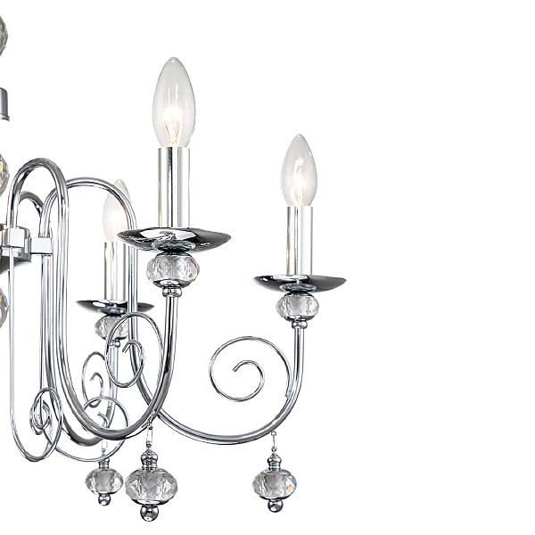 Подвесная люстра Shine 678/6PL Chrome