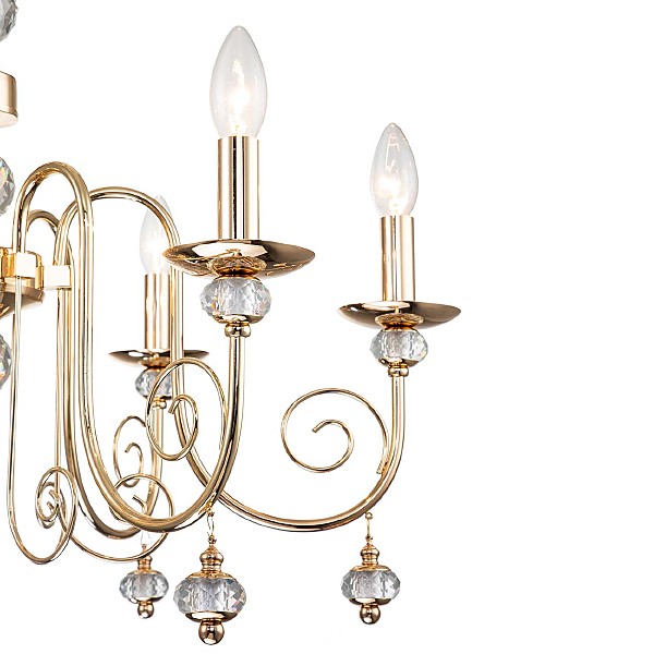 Подвесная люстра Shine 678/6PL Gold