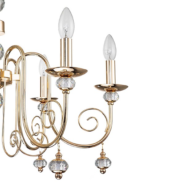 Подвесная люстра Shine 678/6PL Gold