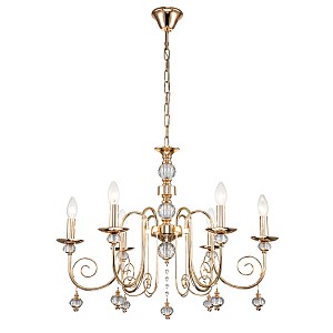 Подвесная люстра Shine 678/6PL Gold