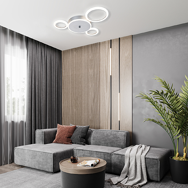 Потолочная люстра Saturn 10268/4LED Silver