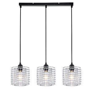 Светильник подвесной Grid 10190/3S Chrome