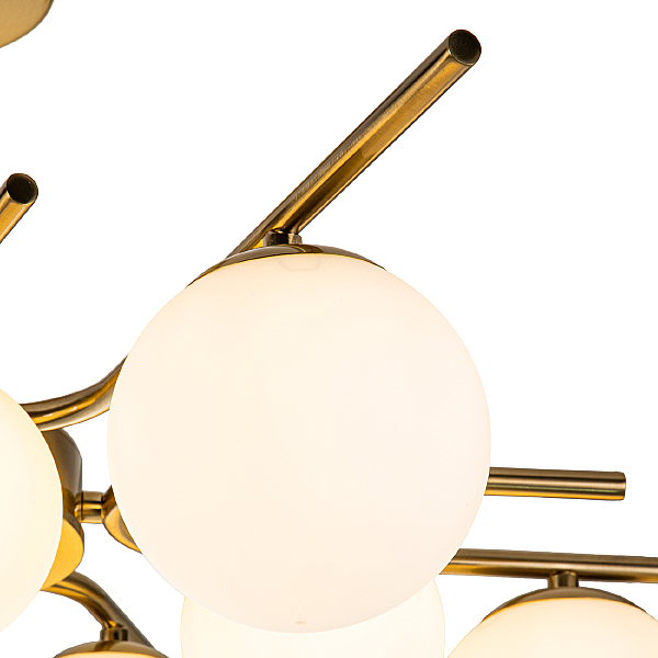 Потолочная люстра Sphere 642/10P Brass