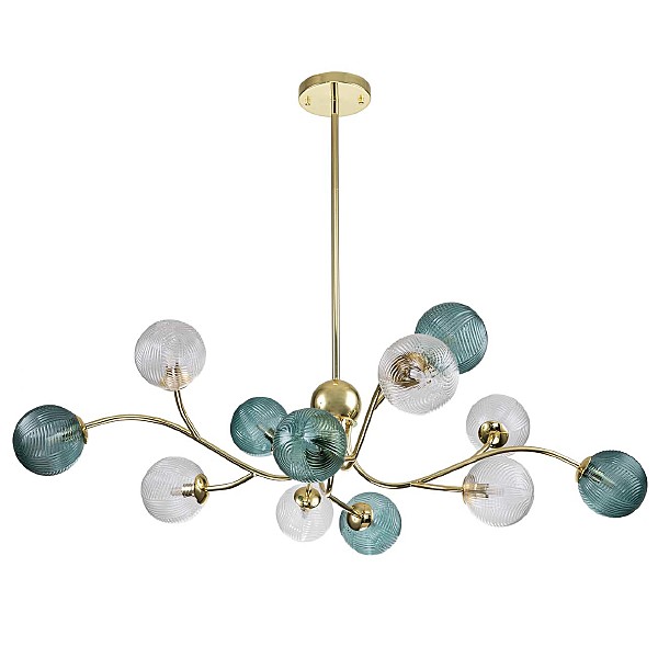 Люстра на штанге Selva 11032/12R Gold V000298