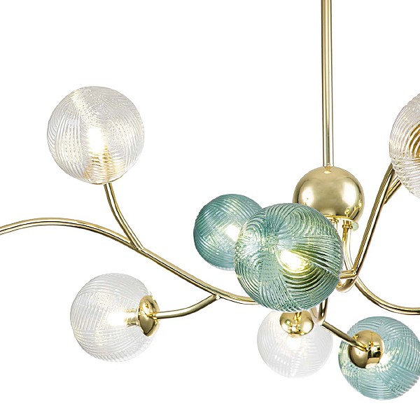 Люстра на штанге Selva 11032/12R Gold V000298