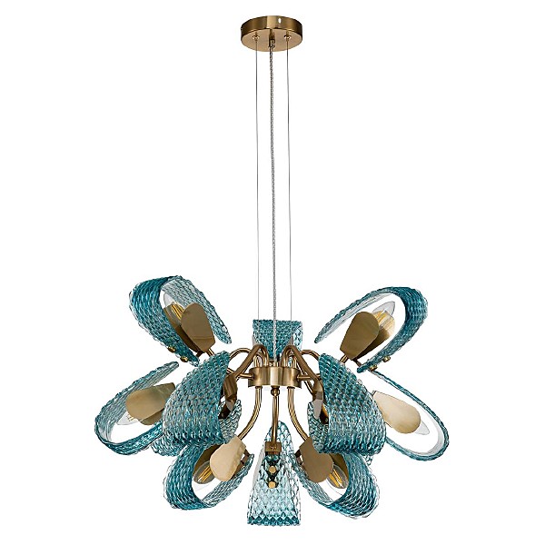 Подвесная люстра Fless 11033/12P Blue V000340