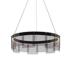 Подвесная люстра Stratos D8825P/S black/smoky