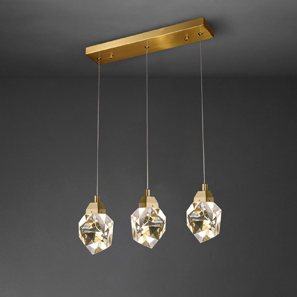 Светильник подвесной Crystal rock II 9701P/3L brass